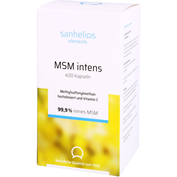 Sanhelios MSM Kapseln intens 1600 mg, 400 pcs. Capsules