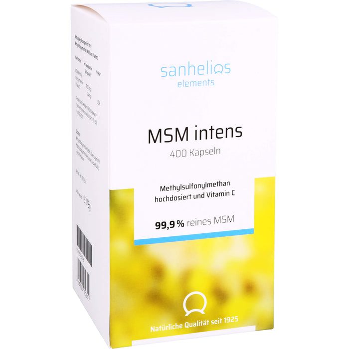 Sanhelios MSM Kapseln intens 1600 mg, 400 pcs. Capsules