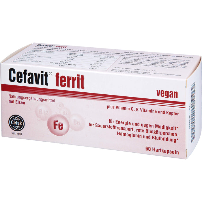 Cefavit ferrit, 60 pc Capsules