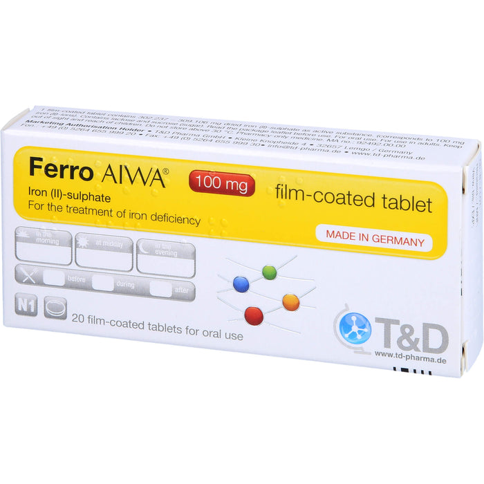 Ferro AIWA 100 mg Filmtablette, 20 St FTA