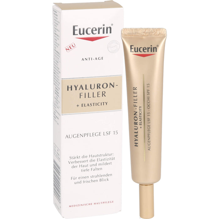 Eucerin Anti-Age Hyaluron-Filler +Elasticity Auge, 15 ml Creme