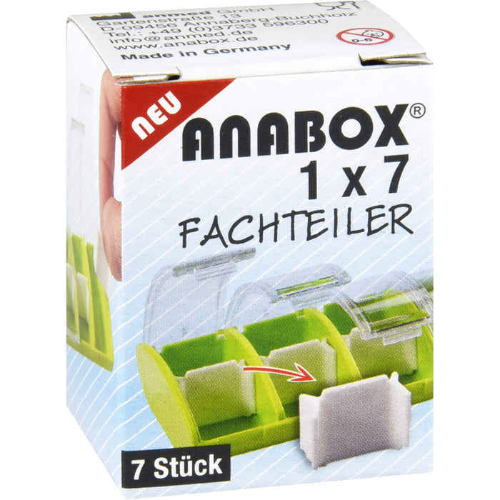 ANABOX 1x7 Fachteiler, 1 St. Behältnis