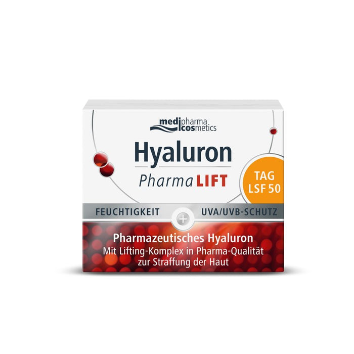 medipharma cosmetics Hyaluron Pharma Lift Tag LSF 50 Creme, 50 ml Crème