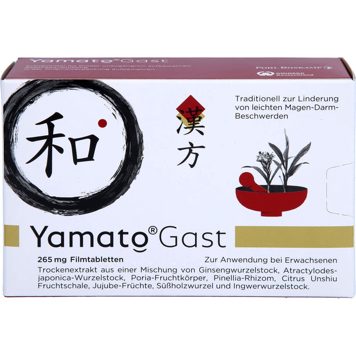 YamatoGast Filmtabletten bei leichten Magen-Darm-Beschwerden, 63 pcs. Tablets