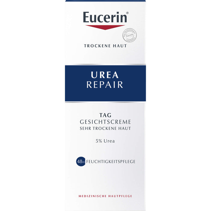 Eucerin Urea Repair Tag Gesichtscreme für sehr trockene Haut, 50 ml Cream