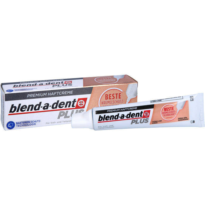 blend-a-dent Plus Premium Haftcreme Krümelschutz, 40 g Cream