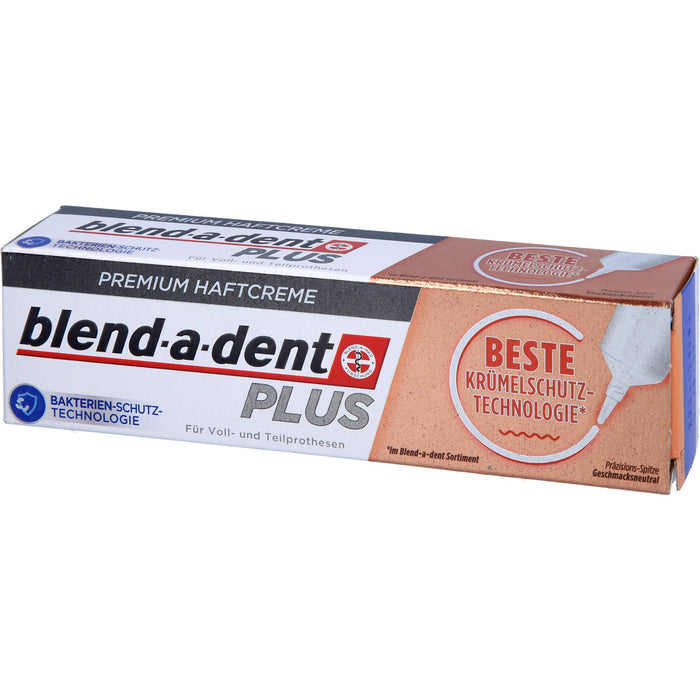 blend-a-dent Plus Premium Haftcreme Krümelschutz, 40 g Cream