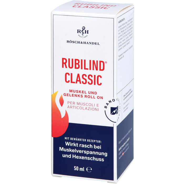 RUBILIND Classic Muskel und Gelenks Roll On, 50 ml XPK