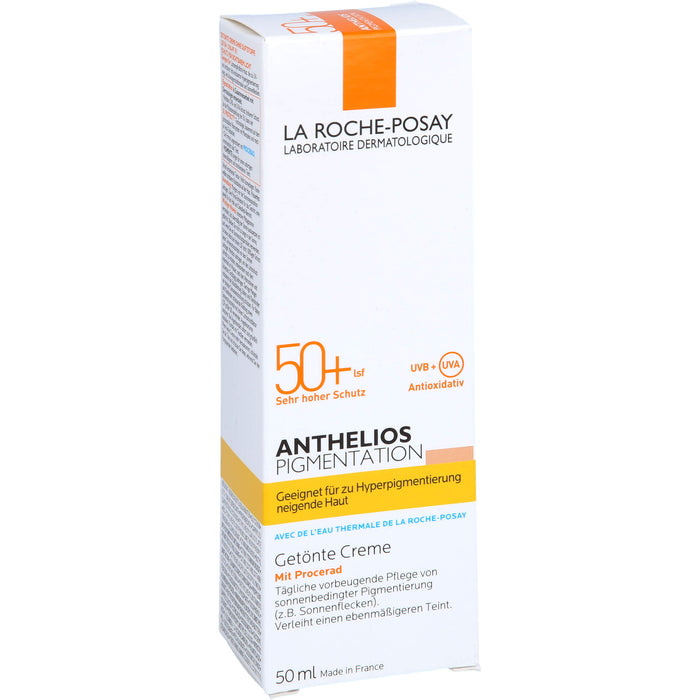 LA ROCHE-POSAY Anthelios Pigmentation lsf 50+ Getönte Creme, 50 ml Cream