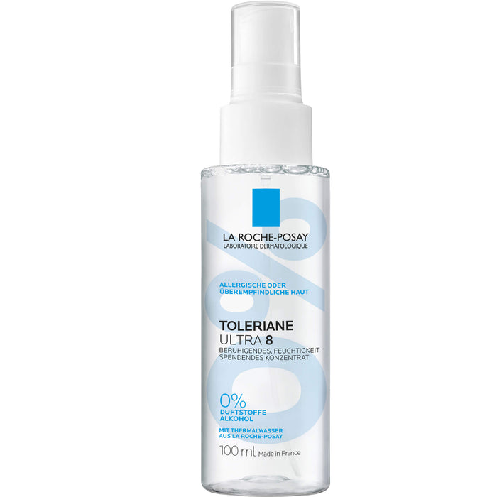 La Roche-Posay Toleraine Ultra 8 beruhigendes Feuchtigkeit spendendes Konzentrat, 100 ml Solution