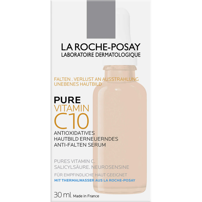 LA ROCHE-POSAY Pure Vitamin C10 Anti-Falten Serum, 30 ml Solution