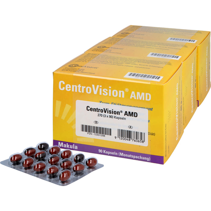 CentroVision AMD Kapseln bei altersbedingter Makuladegeneration, 270 pc Capsules