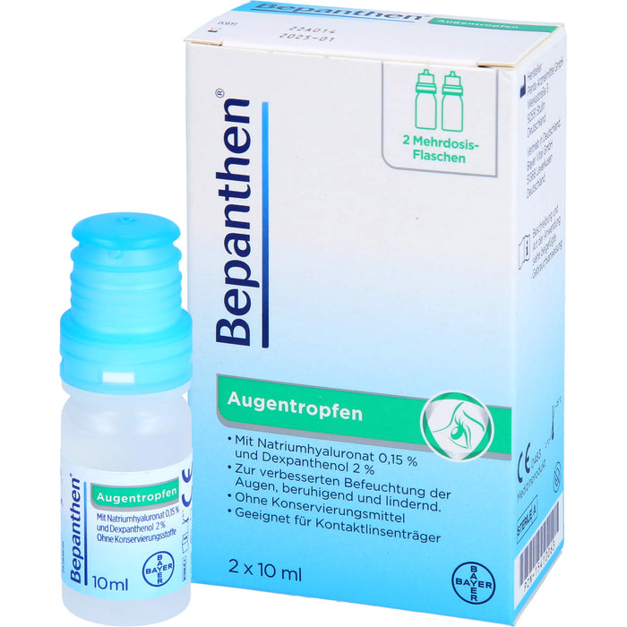 Bepanthen Augentropfen, 20 ml Solution