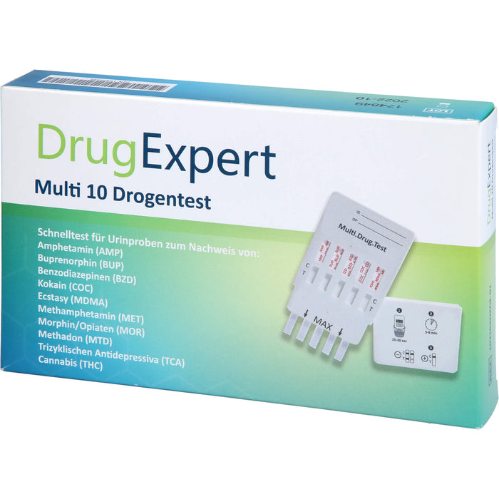 DrugExpert 10 Drogentest: 10 Parameter, 1 St TTR