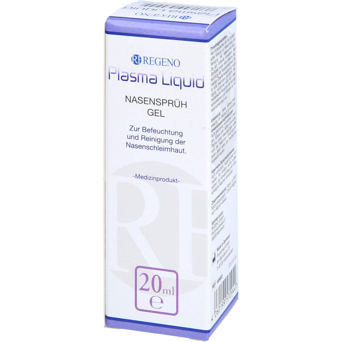 REGENO Plasma Liquid Nasensprühgel, 20 ml Solution