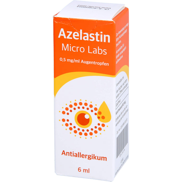 Azelastin Micro Labs 0,5 mg/ml Augentropfen, 6 ml Lösung