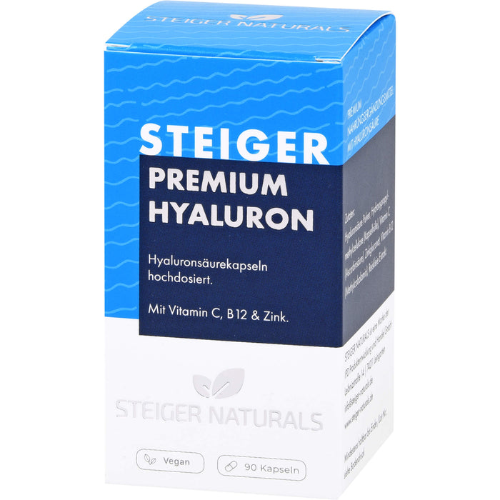 STEIGER NATURALS Premium Hyaluron Kapseln, 90 pcs. Capsules