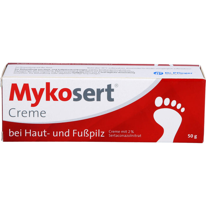 Mykosert Creme bei Haut- und Fußpilz, 50 g Crème