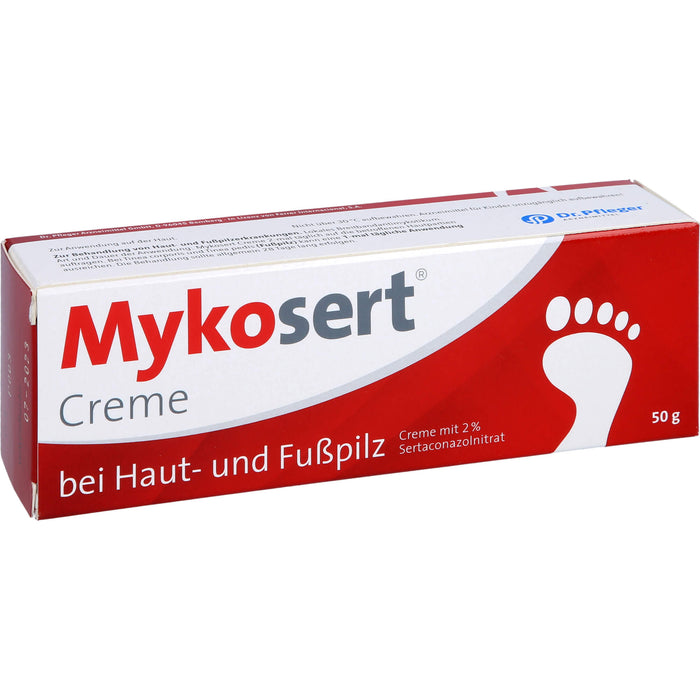 Mykosert Creme bei Haut- und Fußpilz, 50 g Crème