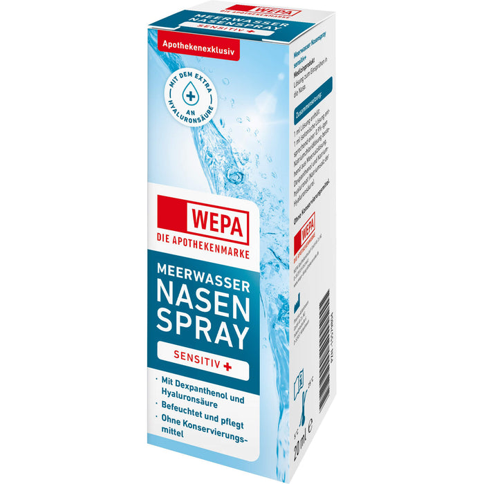 WEPA Meerwasser Nasenspray sensitiv+, 20 ml Solution