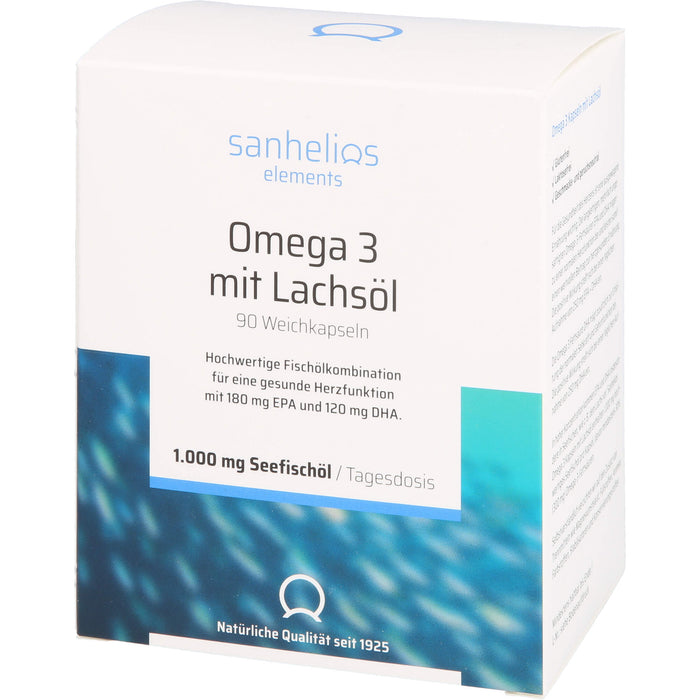 Sanhelios Omega 3 mit Lachsöl, 90 St KAP