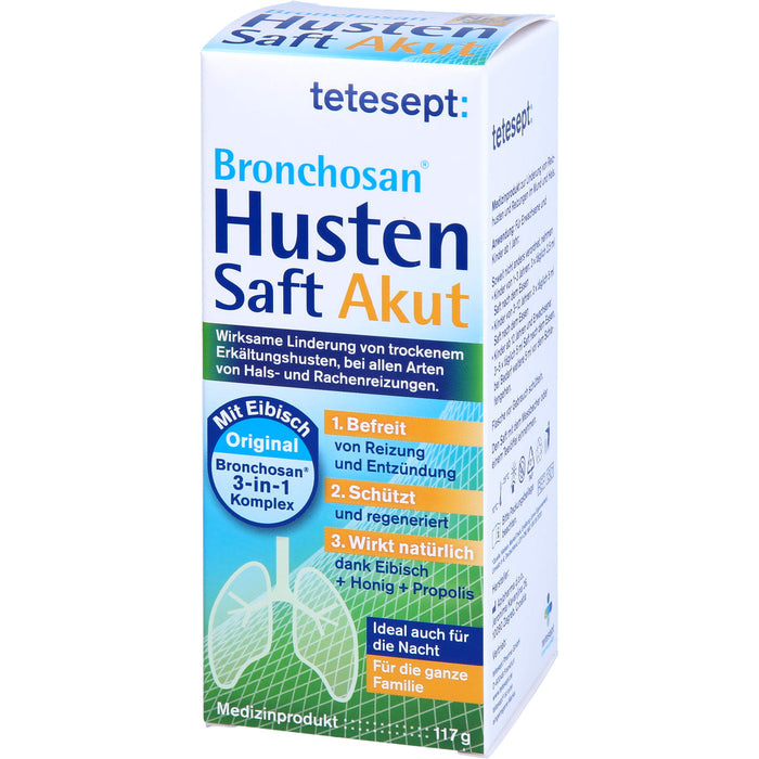 tetesept Bronchosan Husten Akut Saft, 117 g SAF