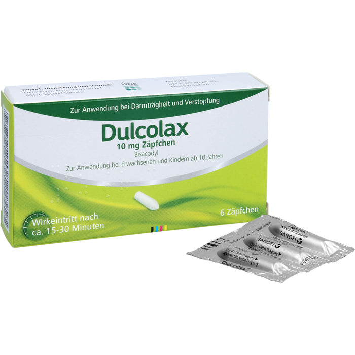 Dulcolax Zäpfchen Reimport EurimPharm, 5 pc Suppositoires