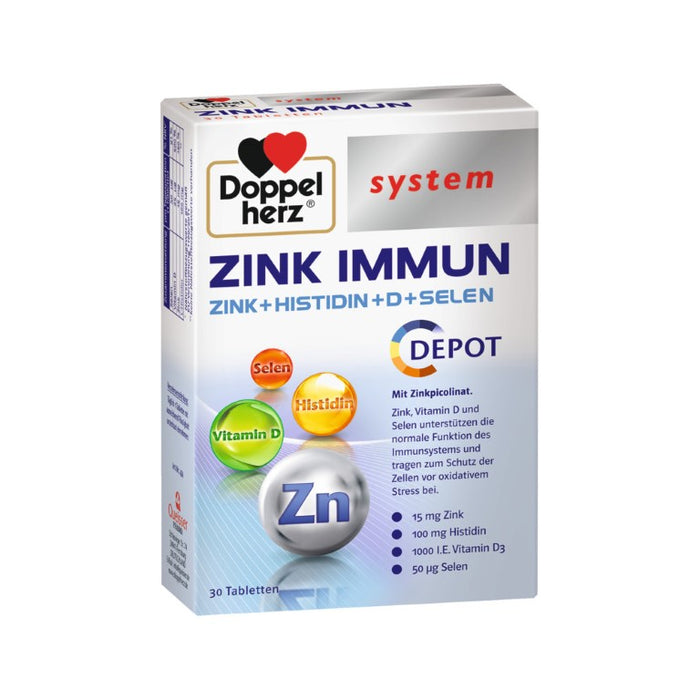 Doppelherz system Zink Immun Depot Tabletten, 30 pcs. Tablets