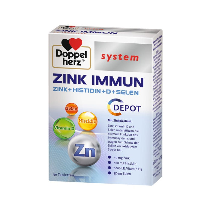 Doppelherz system Zink Immun Depot Tabletten, 30 St. Tabletten