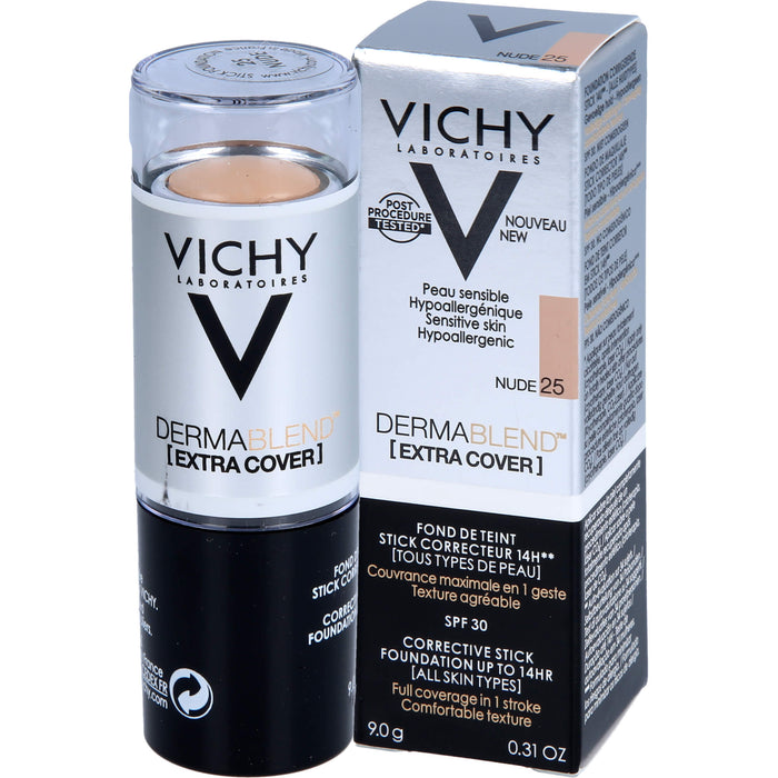 VICHY Dermablend Extra Cover Stick 14h Nr. 25, 9 g Plume