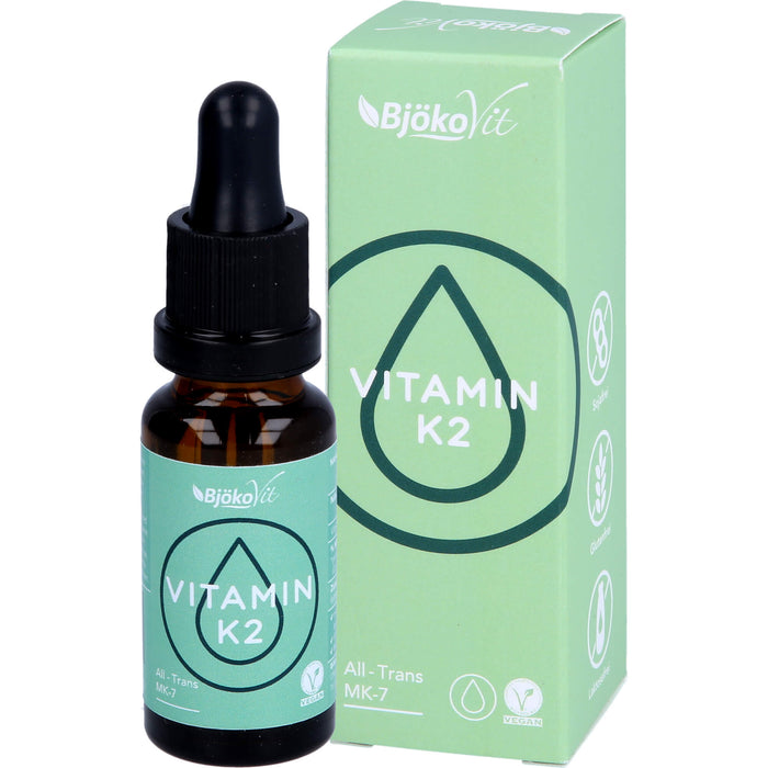 Vitamin K2 MK7 all-trans 100ug vegan Tropfen, 20 ml TRO