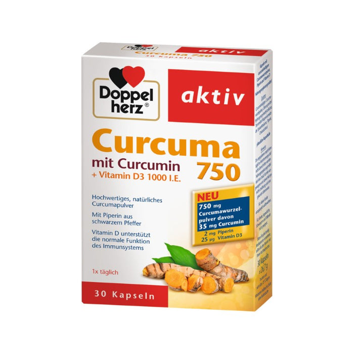 Doppelherz Curcuma 750, 30 St KAP