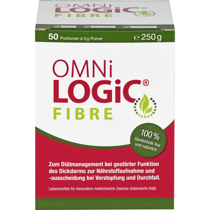 OMNi-LOGiC Fibre Pulver bei Verstopfung und bei Durchfall, 250 g Pulver