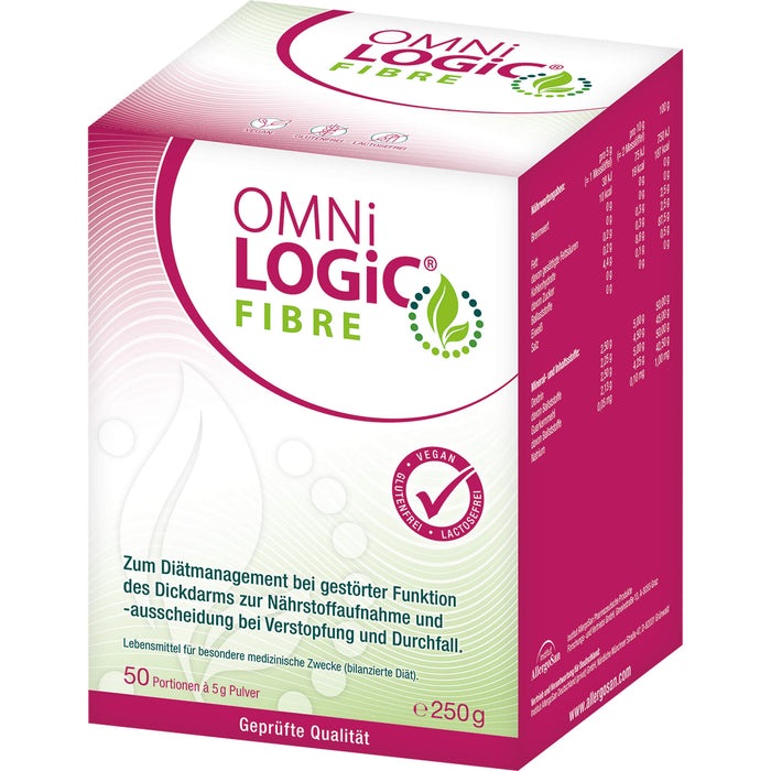 OMNi-LOGiC Fibre Pulver bei Verstopfung und bei Durchfall, 250 g Powder