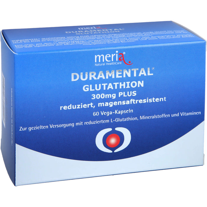 DURAMENTAL Glutathion 300 mg Plus, 60 pc Capsules