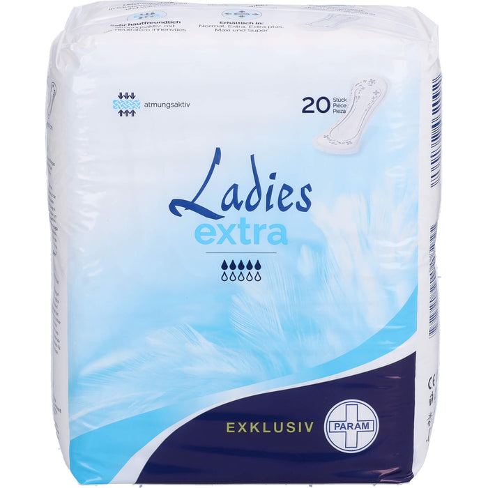 PARAM LADIES EXKLUSIV EXTRA-PLUS Inkontinenz- Einl, 20 St