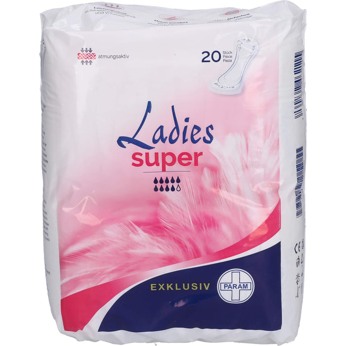 PARAM Ladies Super Inkontinenzeinlagen, 20 pc Dépôts