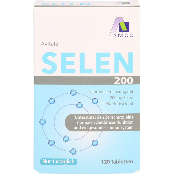 Avitale Selen 200 ug Tabletten unterstützt den Zellschutz, 120 pcs. Tablets