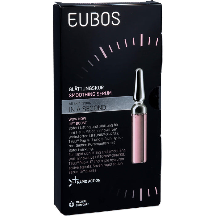 EUBOS In a second wow now Lift Boost Glättungskur, 7 pcs. Ampoules