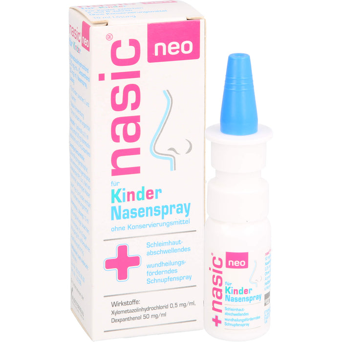 nasic neo für Kinder Schnupfenspray, 10 ml Solution