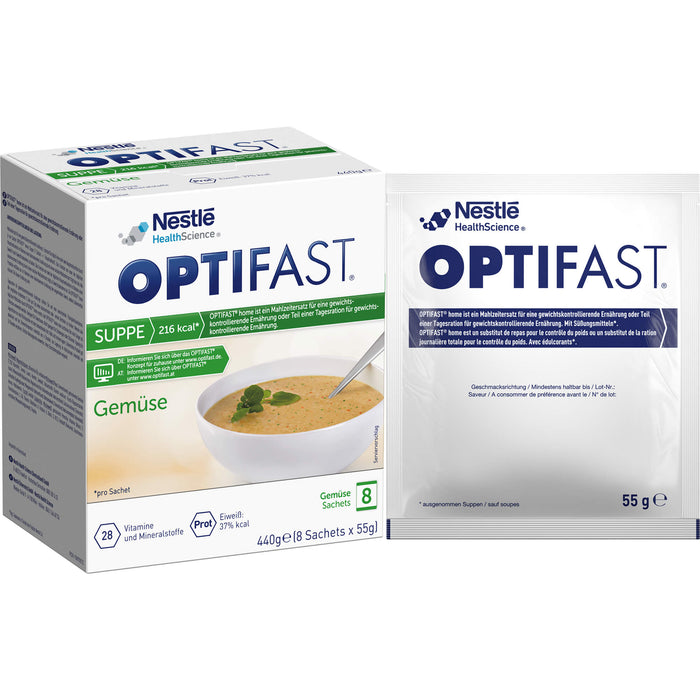 OPTIFAST Suppe Gemüse Sachets, 8 pcs. Sachets