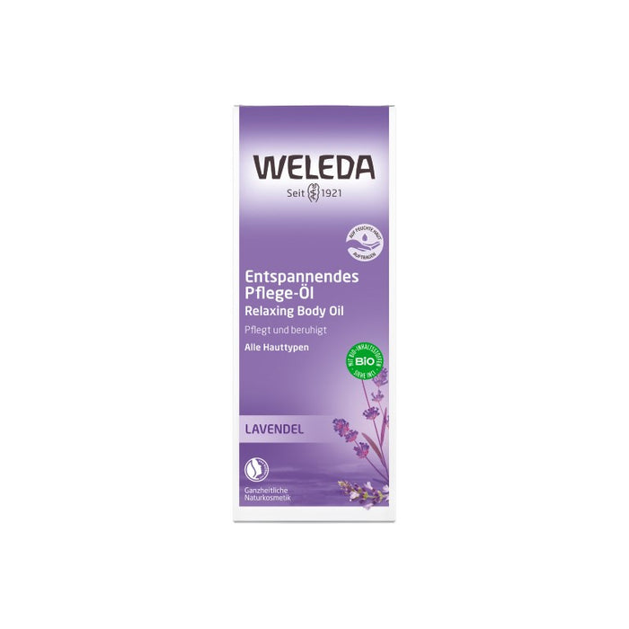 WELEDA Lavendel entspannendes Pflege-Öl, 100 ml Öl