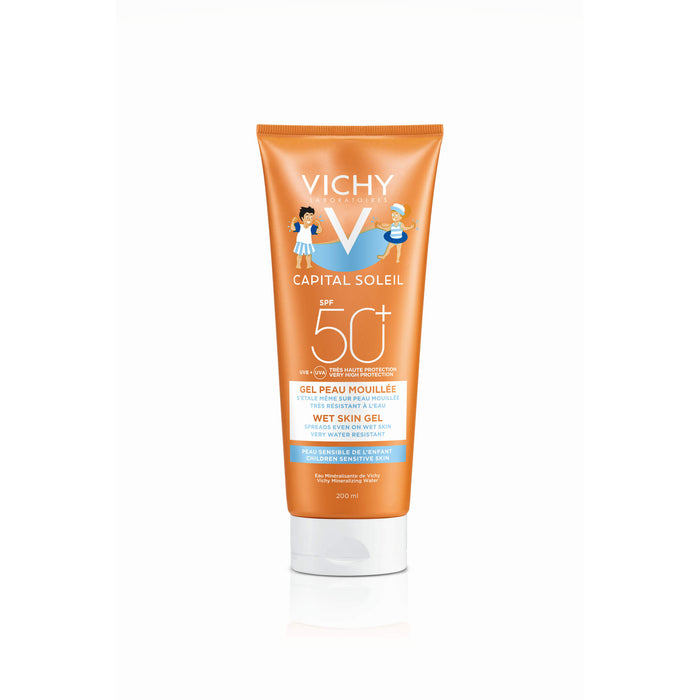 VICHY Capital Soleil Wet Gel-Milch Kinder LSF 50+, 200 ml MIL