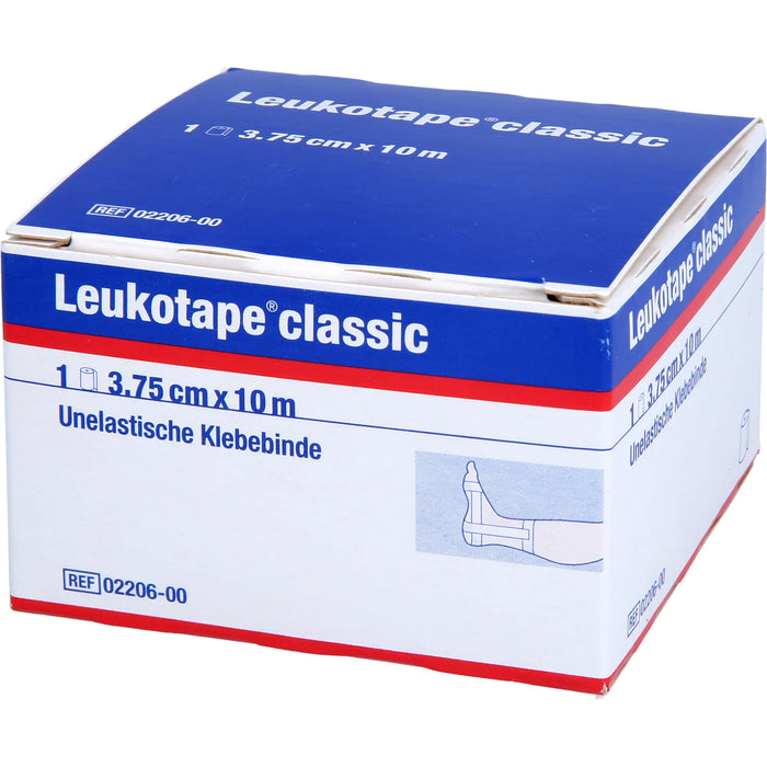 LEUKOTAPE Classic 3,75 cm x 10 m weiss unelastische Klebebinde, 1 pcs. dressing