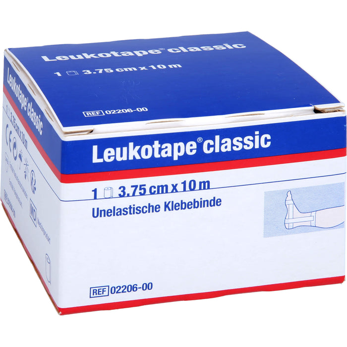 LEUKOTAPE Classic 3,75 cmx10 m weiss, 1 St. Verband