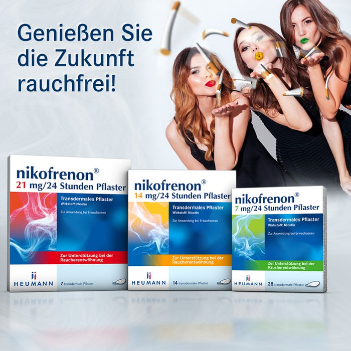 nikofrenon 14 mg/24 Stunden Pflaster, 14 pc Pansement