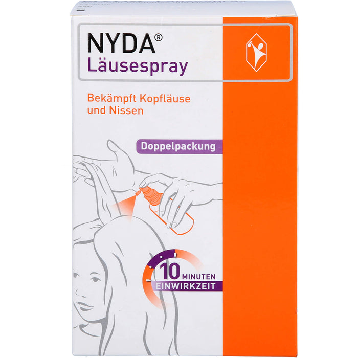 NYDA Läusespray bekämpft Kopfläuse und Nissen, 100 ml Lösung