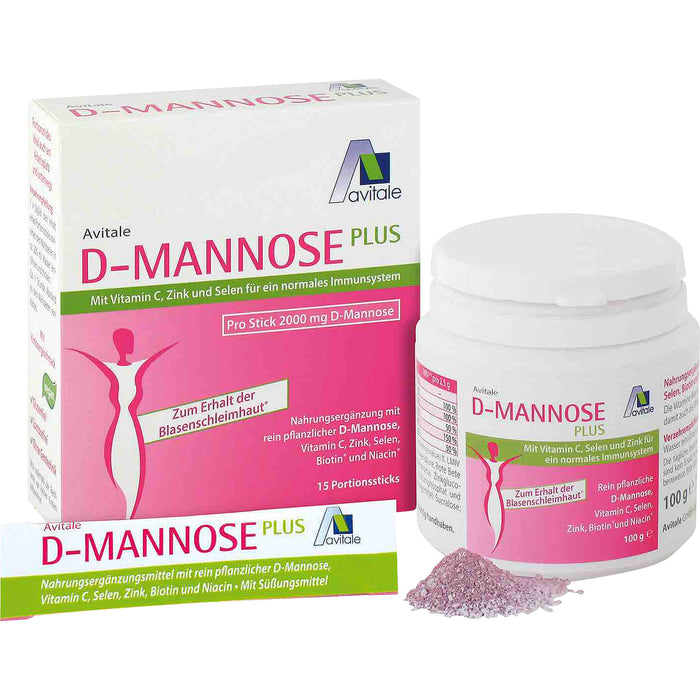 D-Mannose Sparset 15 x Stick + 100 g Pulver, 1 P