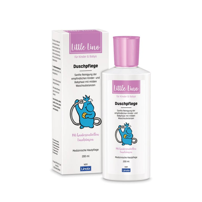 little lino Duschpflege für Kinder und Babys, 200 ml Shower Gel