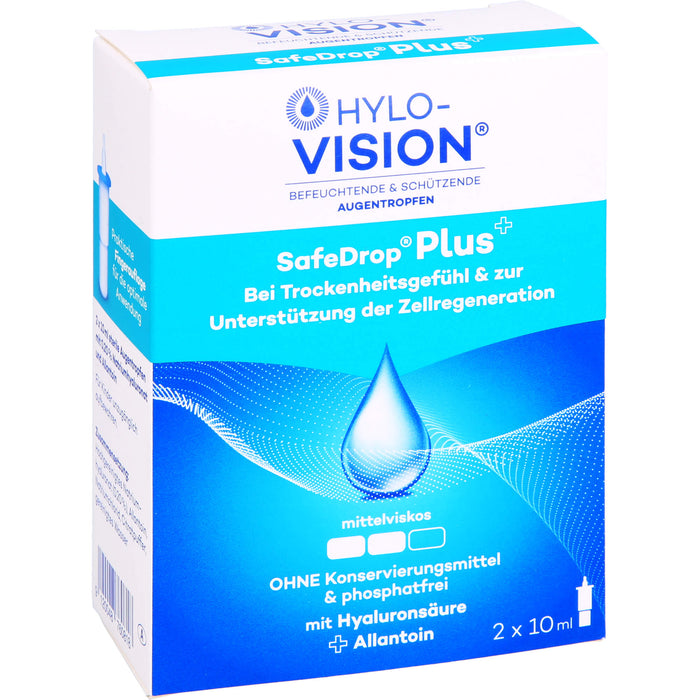 Hylo-Vision SafeDrop Plus, 2X10 ml ATR